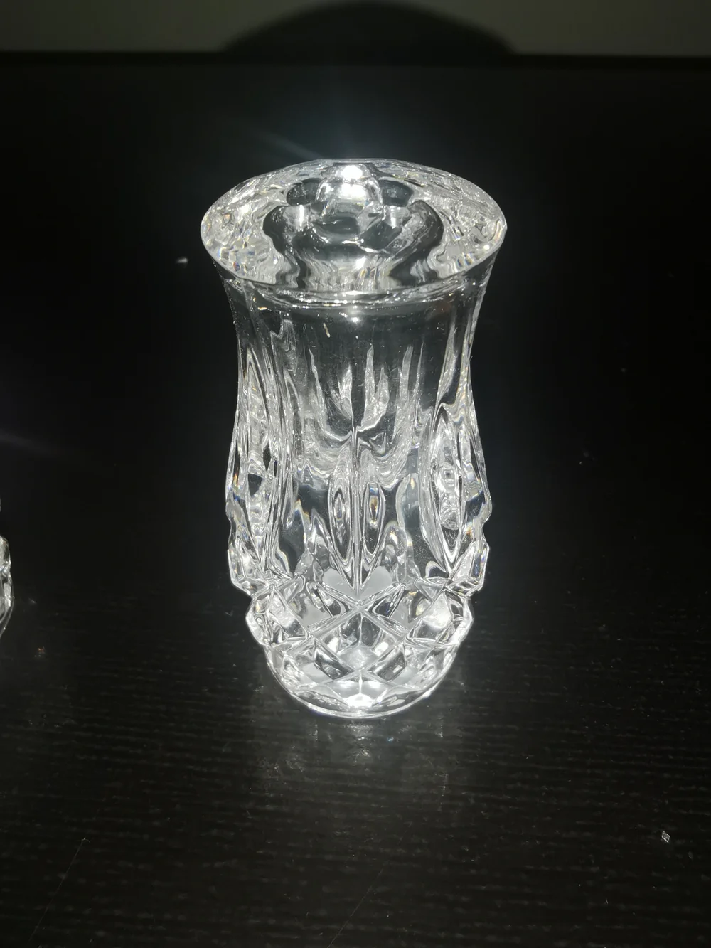 Gorham Crystal King Edward Stoppered Salt & Pepper Shaker Set Germany 3
